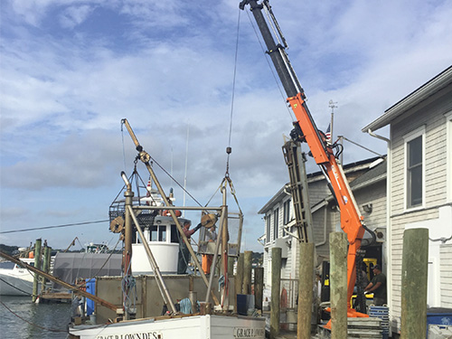 M230 Series Marine Cranes by DMW Marine Group, LLC - Chester Springs, PA
